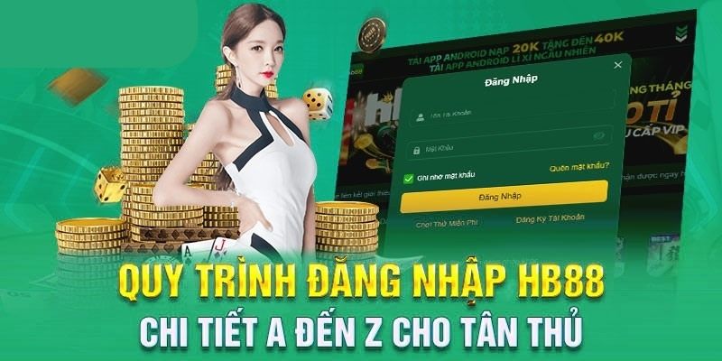 Quy trình đăng nhập HB88 chỉ cần 3 bước đơn giản