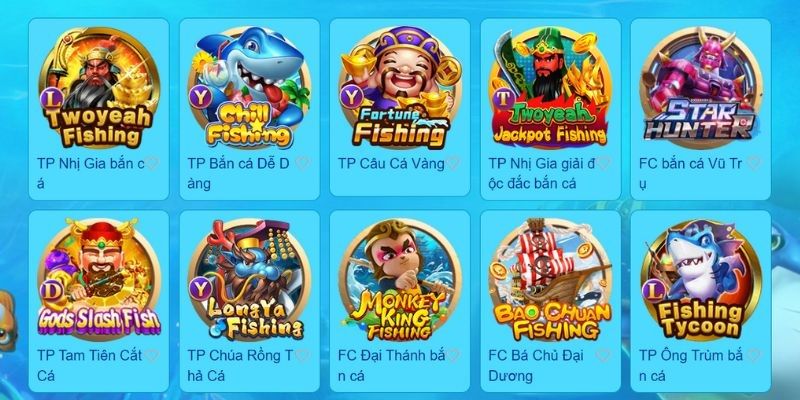 Các sảnh bắn cá I9BET thú vị